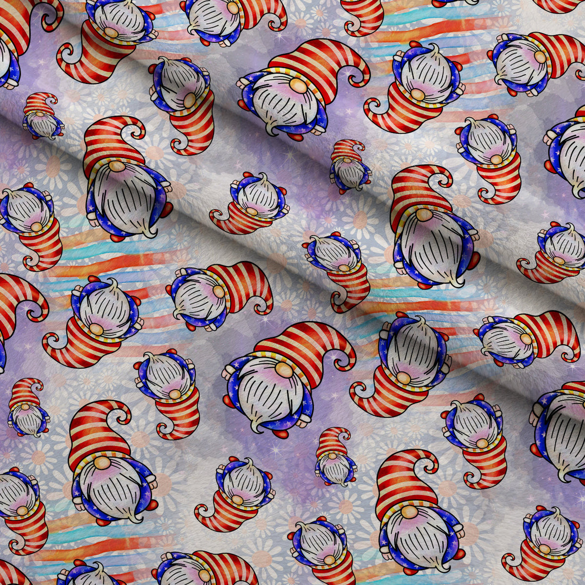 Star Spangled Sprites Pattern 2 Minky Fabric
