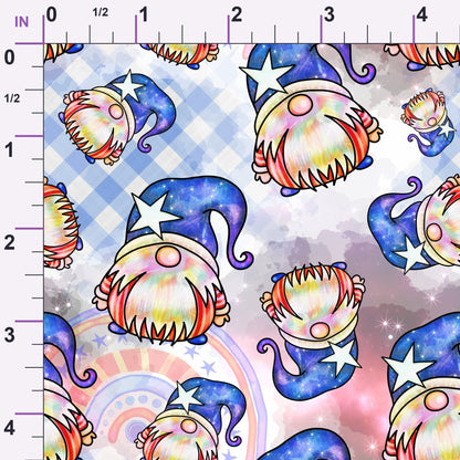 Star Spangled Sprites Pattern 3 Minky Fabric