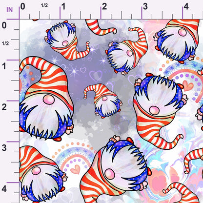 Star Spangled Sprites Pattern 4 Minky Fabric