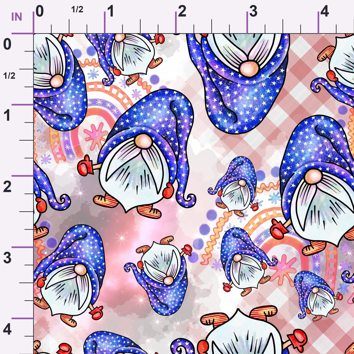 Star Spangled Sprites Pattern 7 Minky Fabric