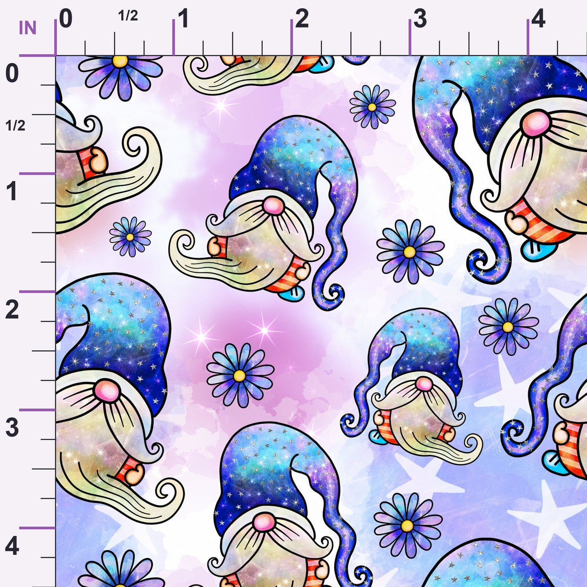 Star Spangled Sprites Pattern 8 Minky Fabric