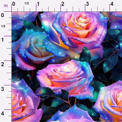 Stardust Blooms Pattern 1 Minky Fabric