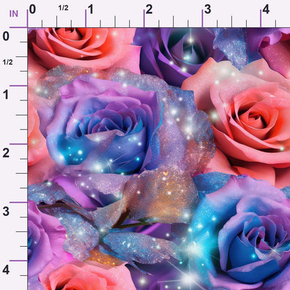 Stardust Blooms Pattern 12 Minky Fabric