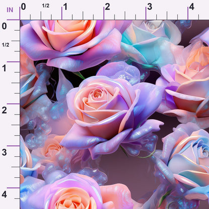Stardust Blooms Pattern 2 Minky Fabric