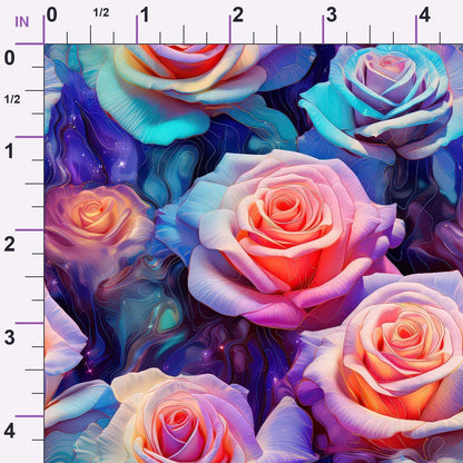 Stardust Blooms Pattern 3 Minky Fabric