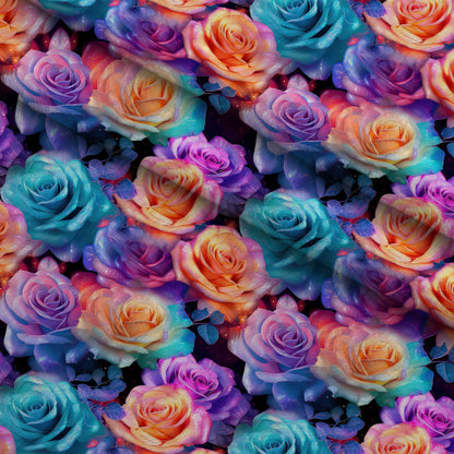 Stardust Blooms Pattern 4 Minky Fabric