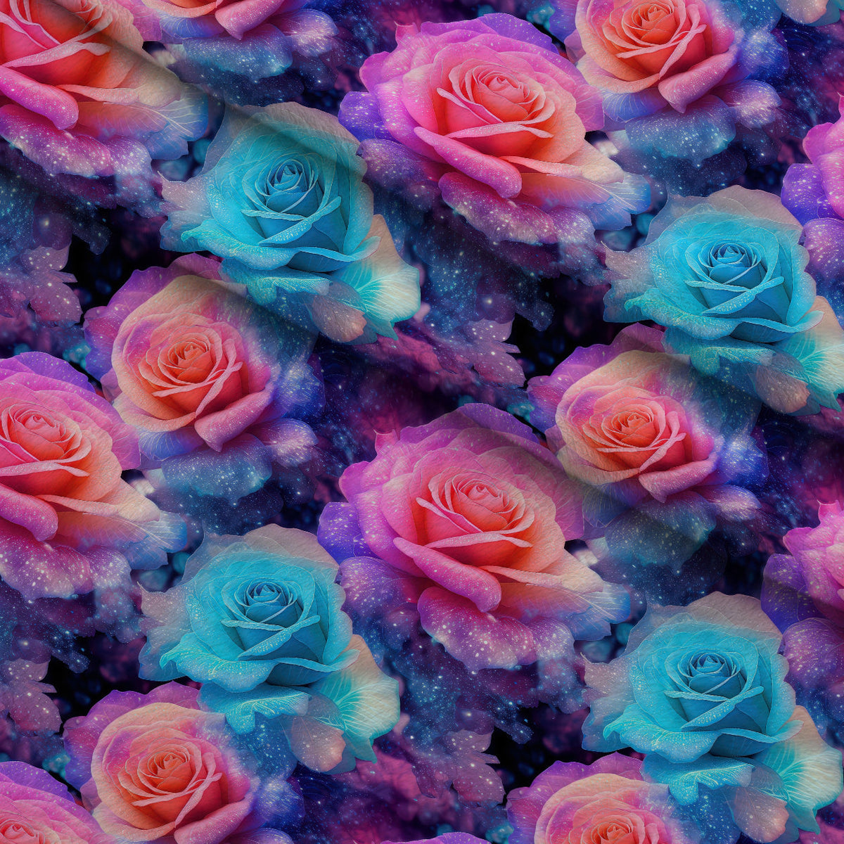 Stardust Blooms Pattern 5 Minky Fabric