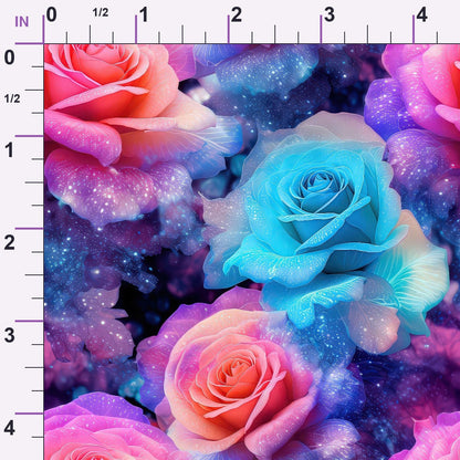 Stardust Blooms Pattern 5 Minky Fabric