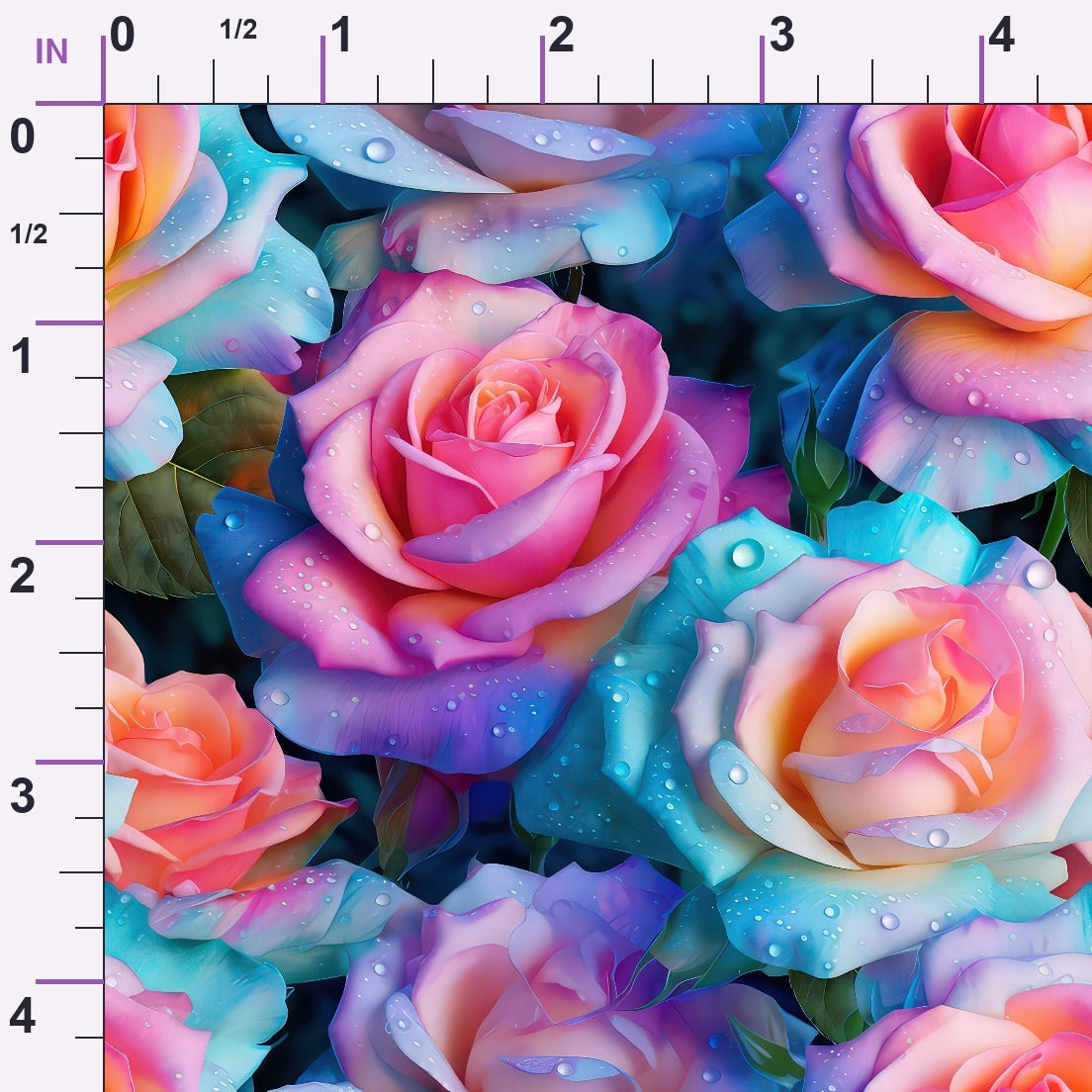 Stardust Blooms Pattern 6 Minky Fabric