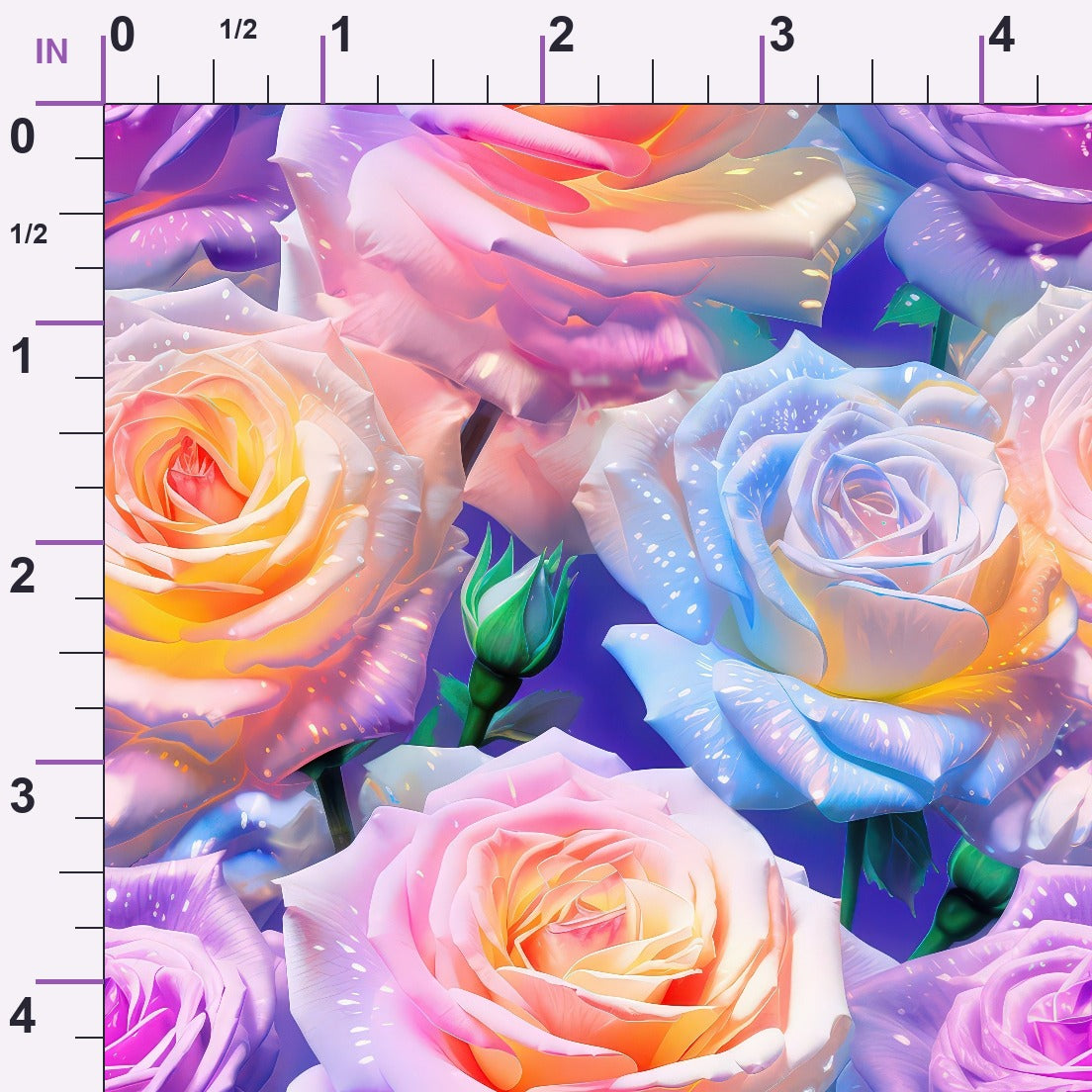 Stardust Blooms Pattern 7 Minky Fabric
