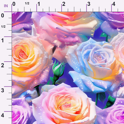 Stardust Blooms Pattern 7 Minky Fabric