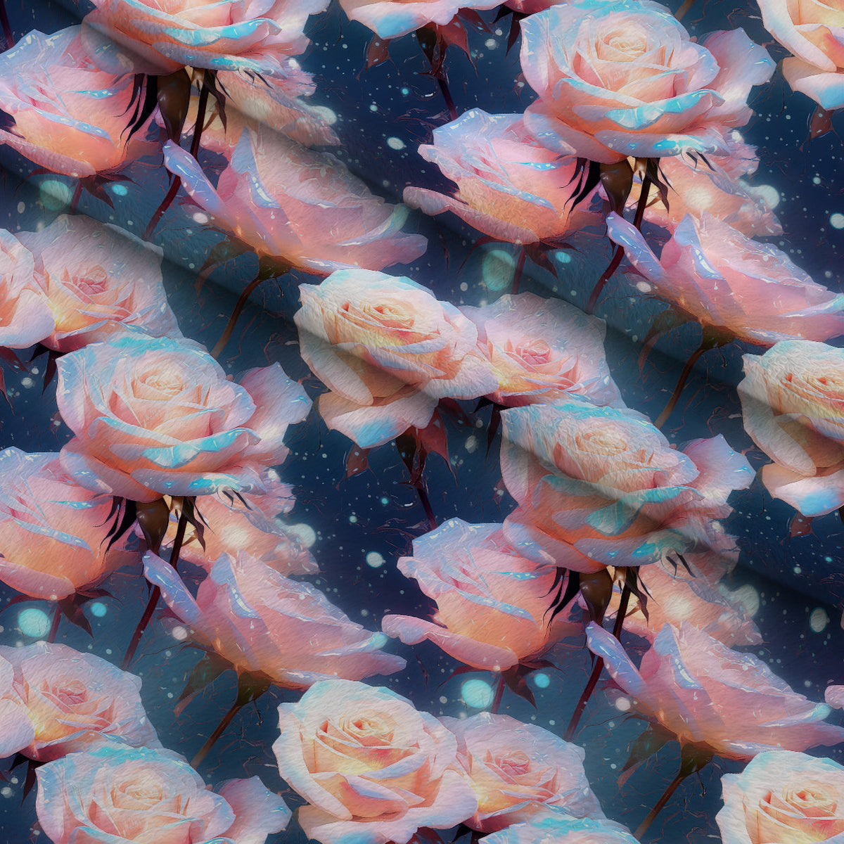 Stardust Blooms Pattern 8 Minky Fabric