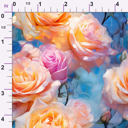 Stardust Blooms Pattern 9 Minky Fabric