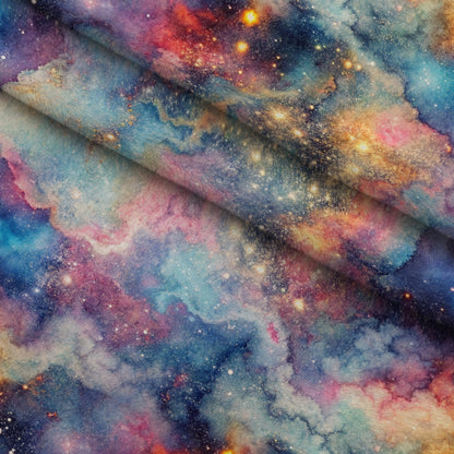 Stardust Nebula Pattern 2 Minky Fabric