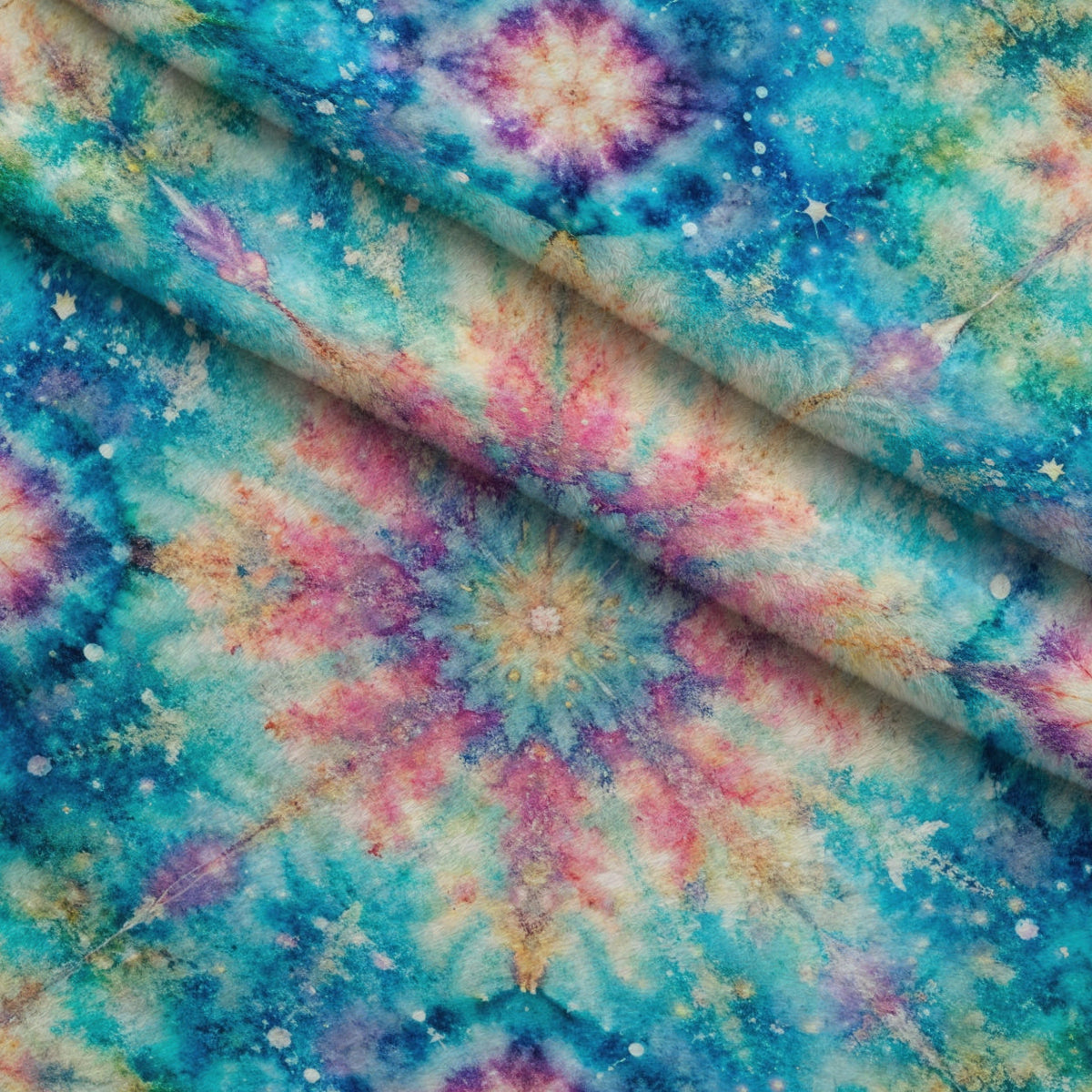 Stardust Nebula Pattern 4 Minky Fabric
