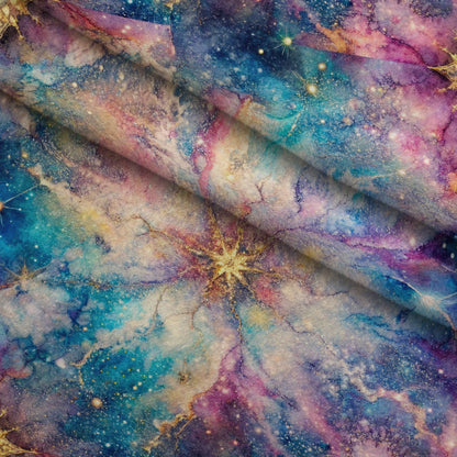 Stardust Nebula Pattern 5 Minky Fabric