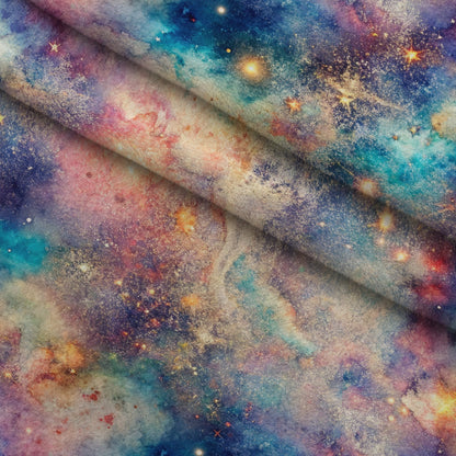 Stardust Nebula Pattern 6 Minky Fabric