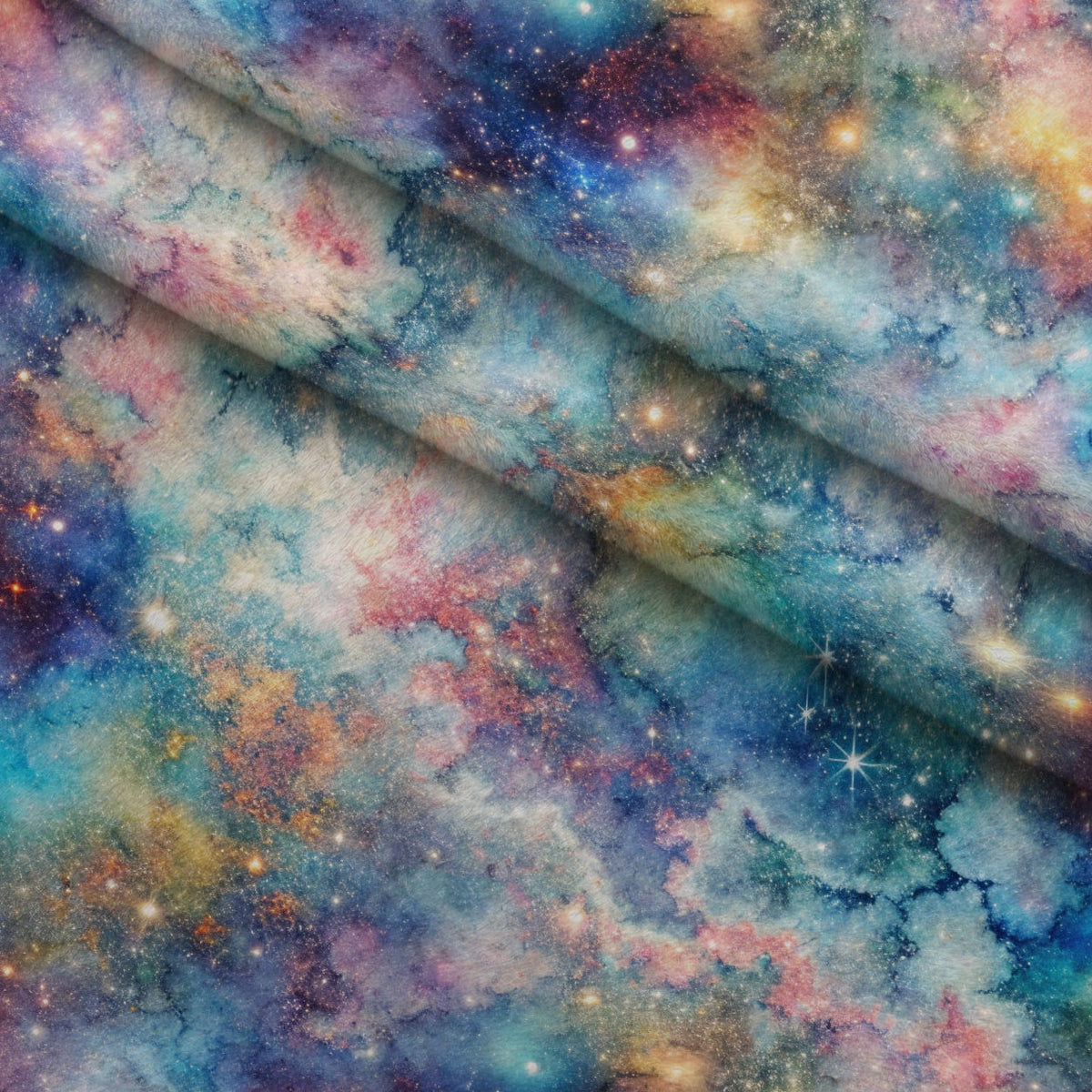 Stardust Nebula Pattern 7 Minky Fabric
