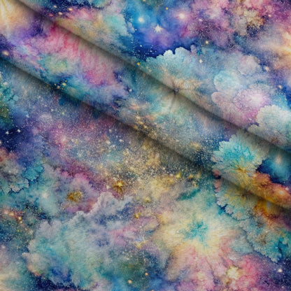 Stardust Nebula Pattern 8 Minky Fabric