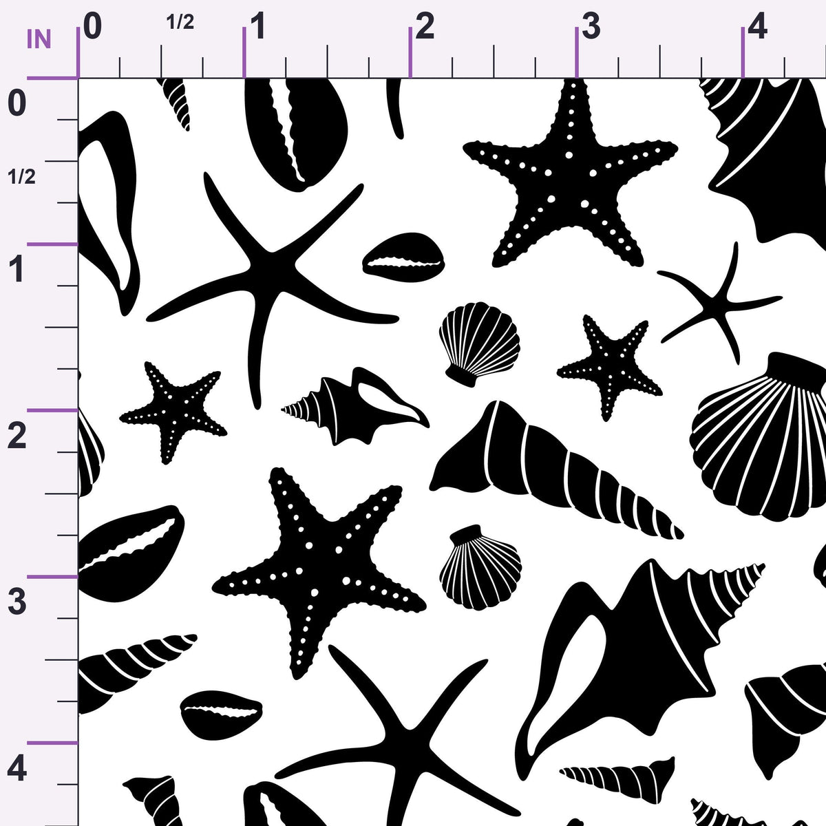 Starfish Cove Pattern 4 Minky Fabric
