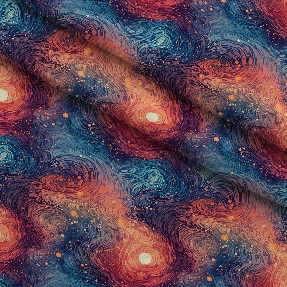 Starlit Swirls Pattern 13 Minky Fabric