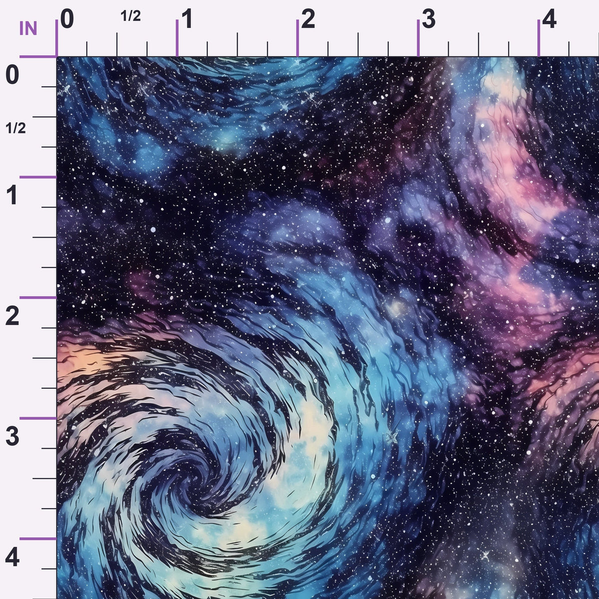 Starlit Swirls Pattern 14 Minky Fabric