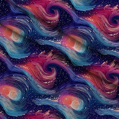 Starlit Swirls Pattern 5 Minky Fabric