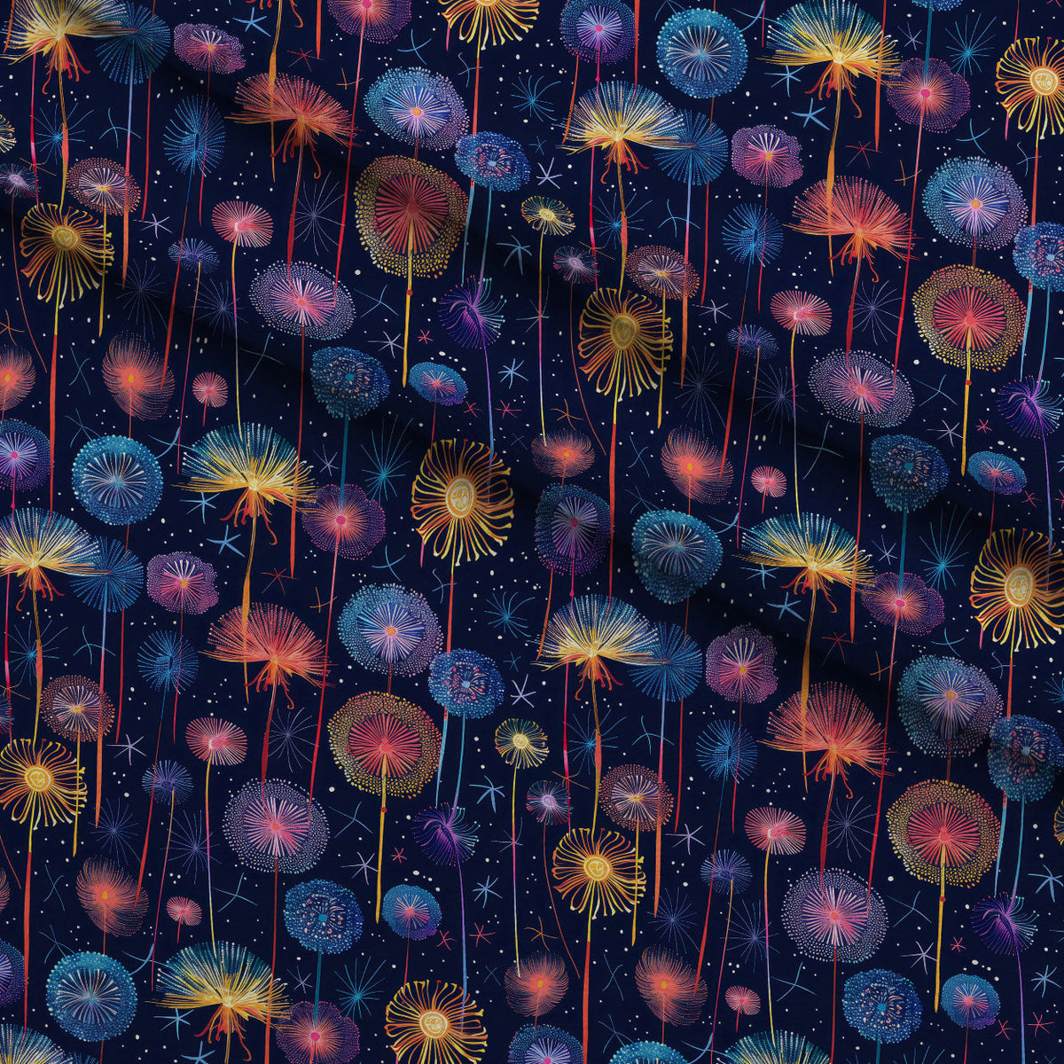 Starlit Wishes Pattern 10 Minky Fabric