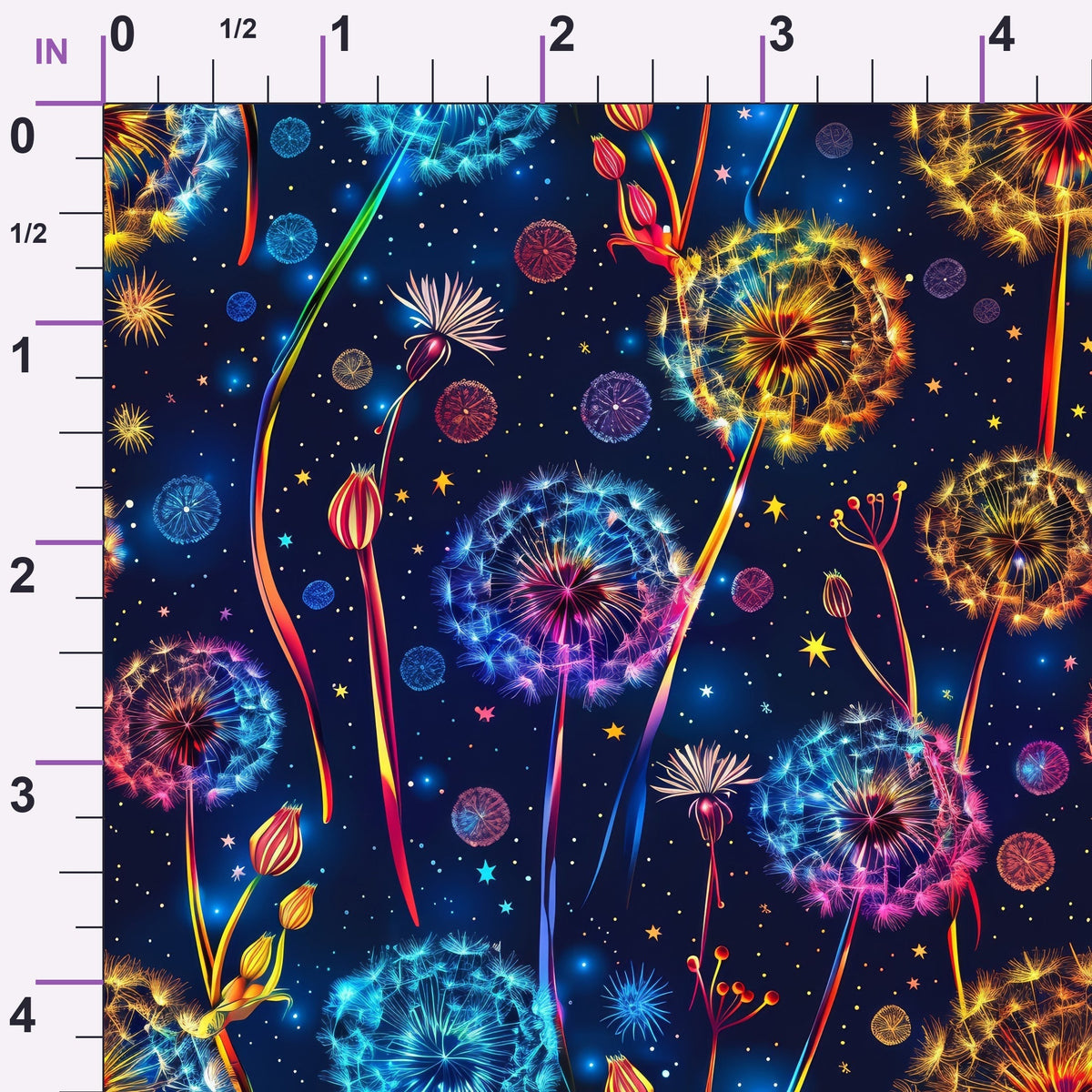 Starlit Wishes Pattern 4 Minky Fabric