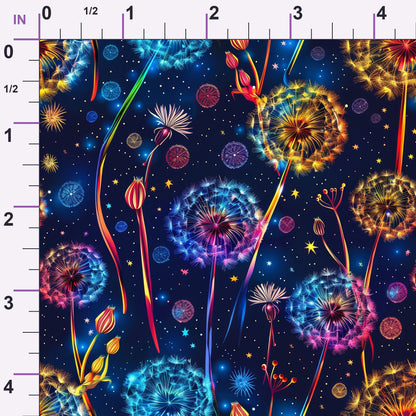 Starlit Wishes Pattern 4 Minky Fabric