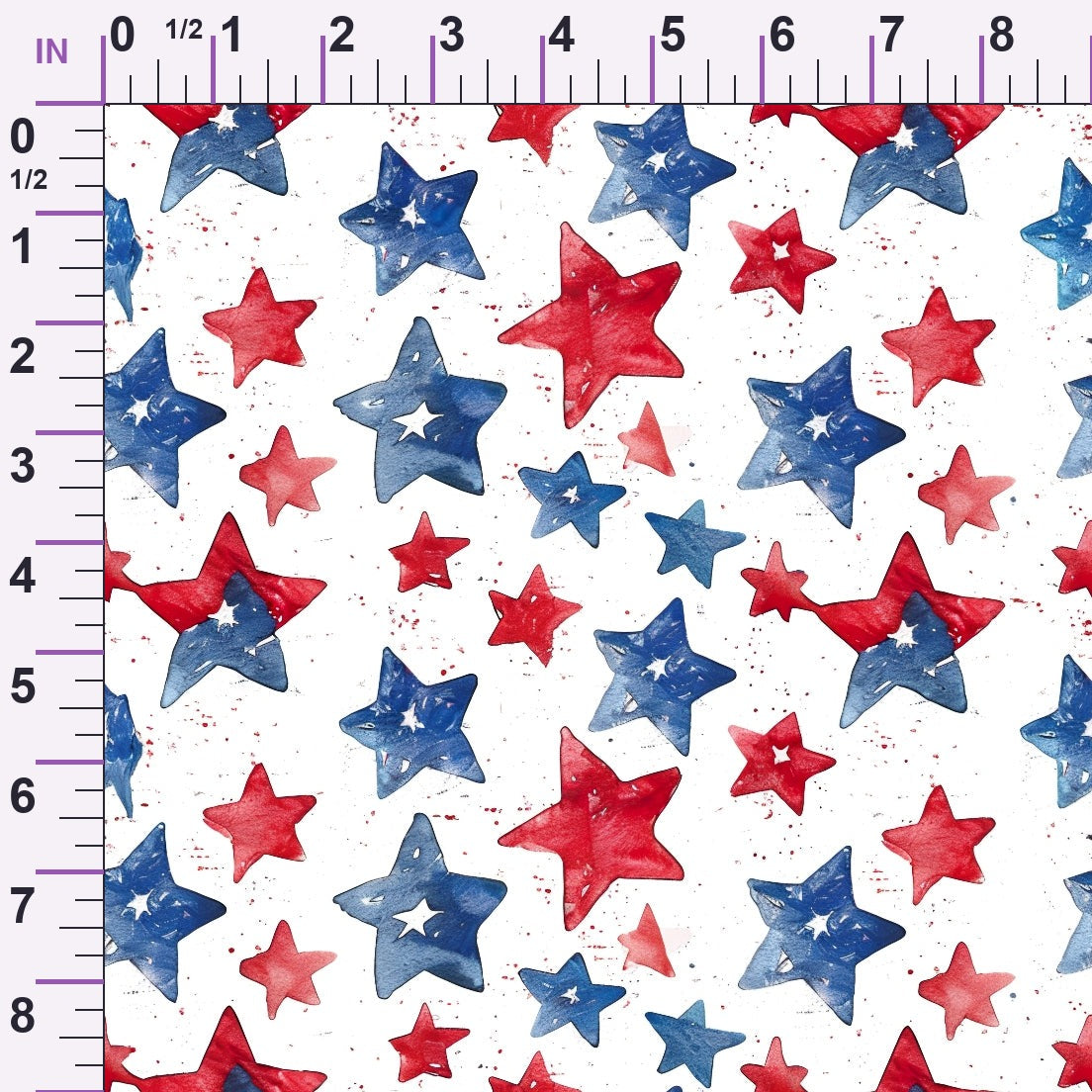 Stars and Stripes Pattern 1 Minky Fabric