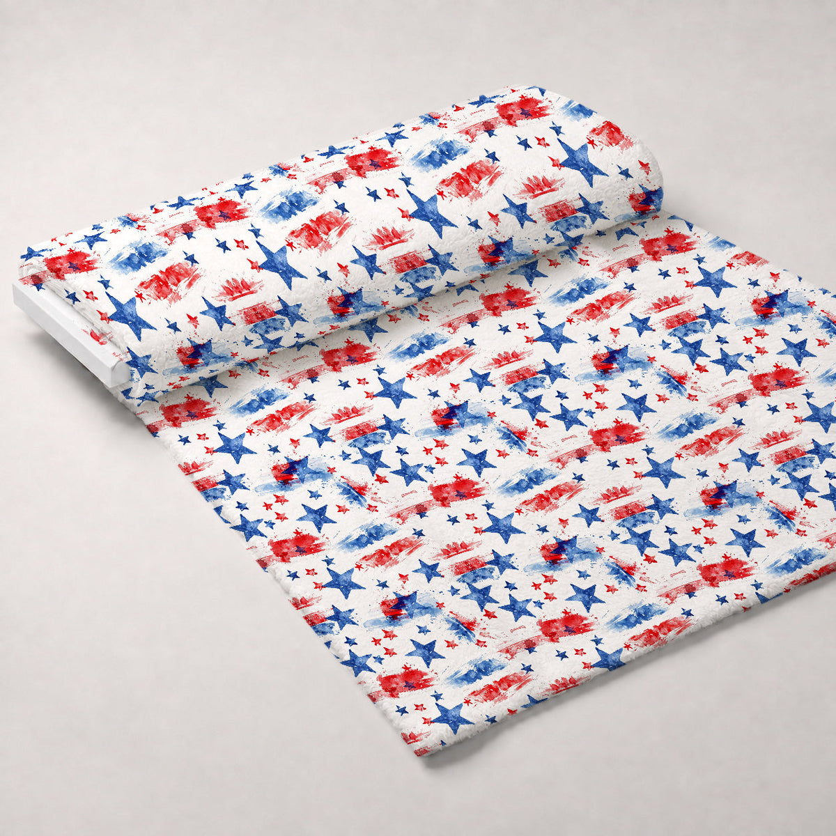 Stars and Stripes Pattern 10 Minky Fabric