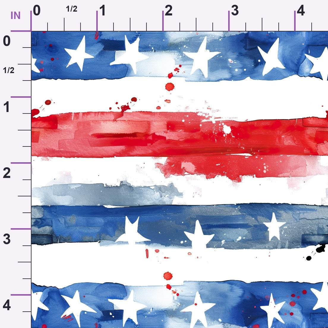 Stars and Stripes Pattern 11 Minky Fabric