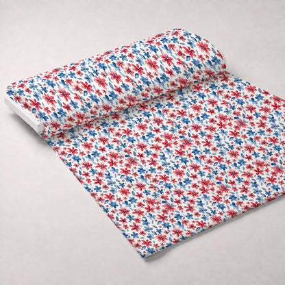 Stars and Stripes Pattern 12 Minky Fabric