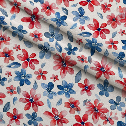 Stars and Stripes Pattern 12 Minky Fabric