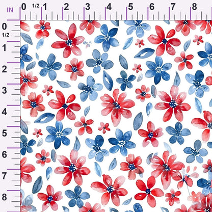 Stars and Stripes Pattern 12 Minky Fabric