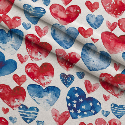Stars and Stripes Pattern 13 Minky Fabric