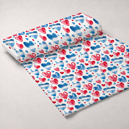 Stars and Stripes Pattern 14 Minky Fabric