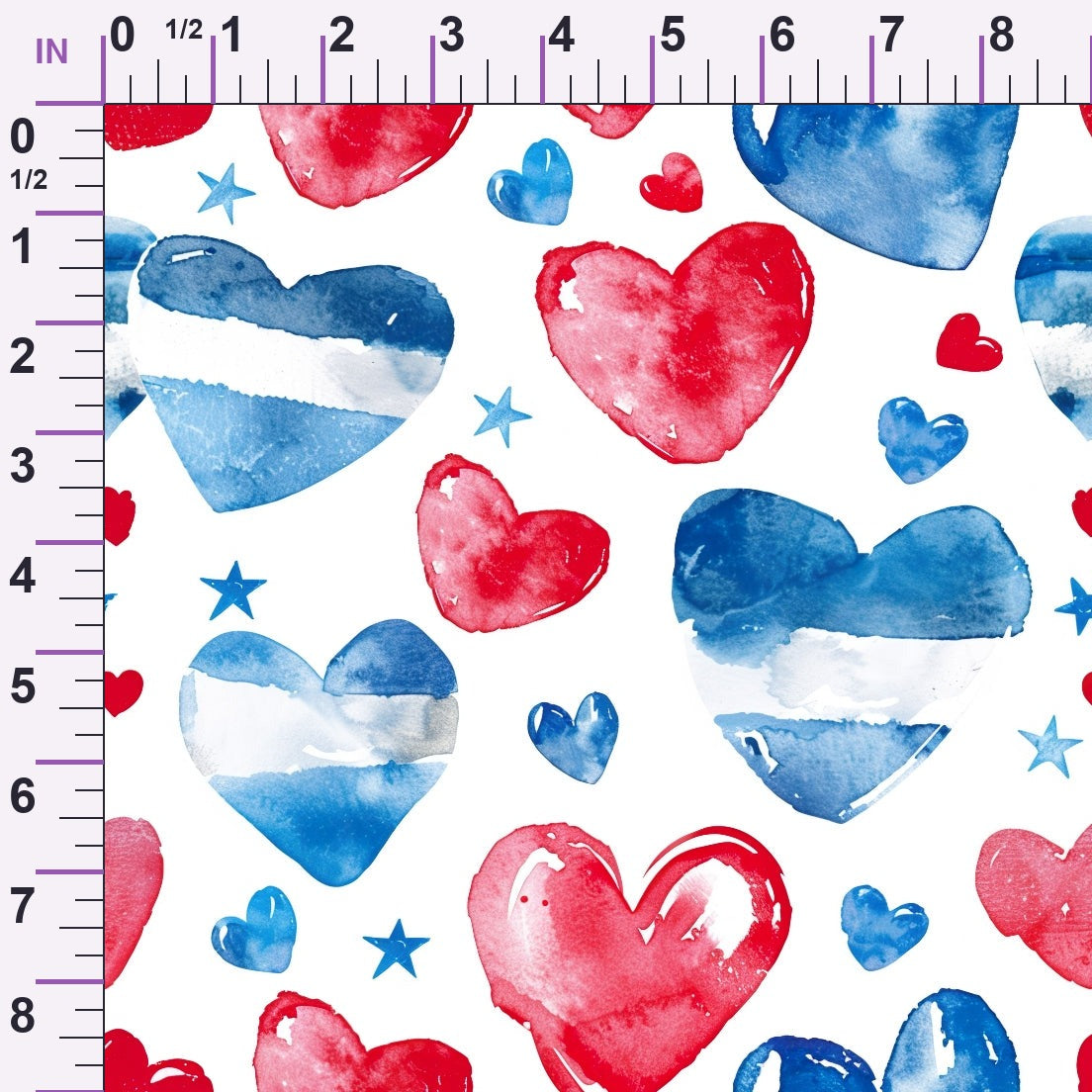 Stars and Stripes Pattern 14 Minky Fabric