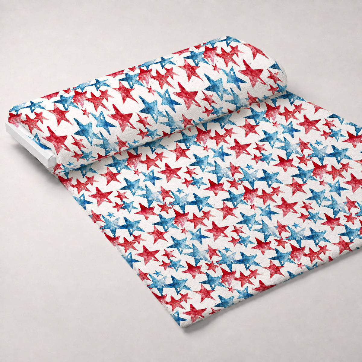 Stars and Stripes Pattern 17 Minky Fabric