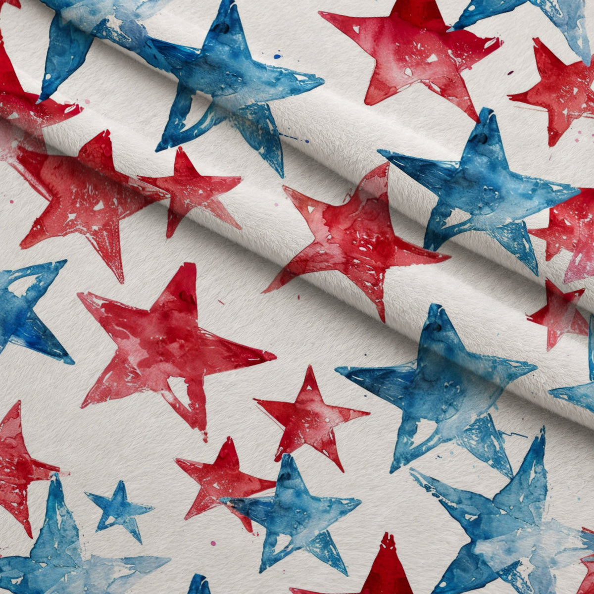 Stars and Stripes Pattern 17 Minky Fabric