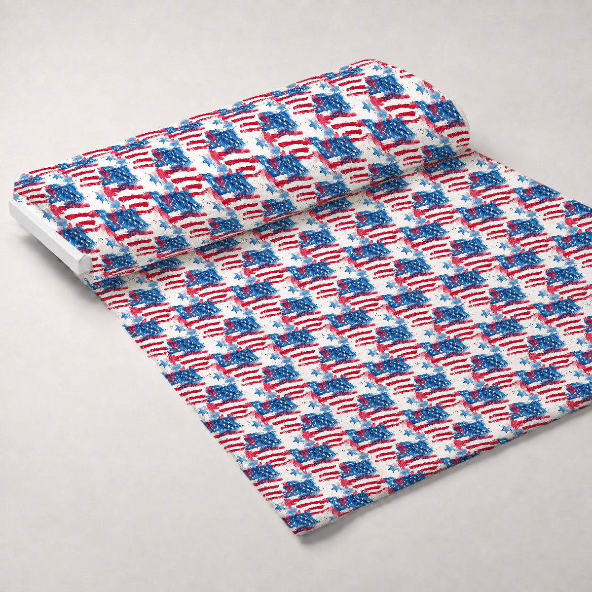 Stars and Stripes Pattern 2 Minky Fabric