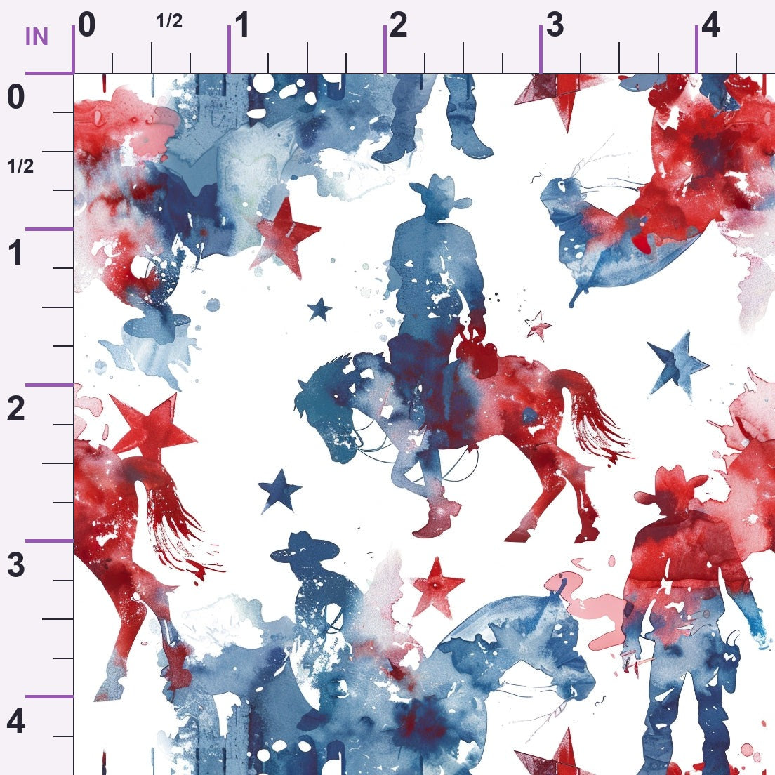 Stars and Stripes Pattern 4 Minky Fabric