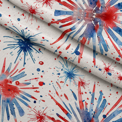 Stars and Stripes Pattern 6 Minky Fabric