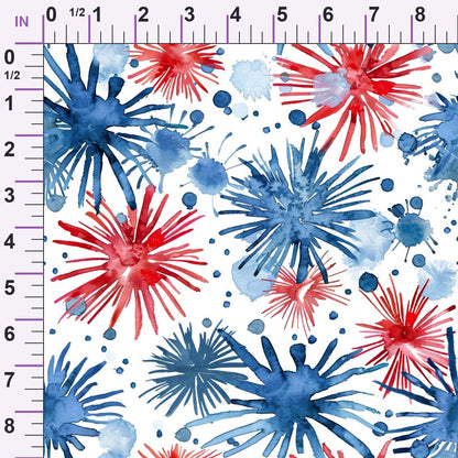 Stars and Stripes Pattern 7 Minky Fabric