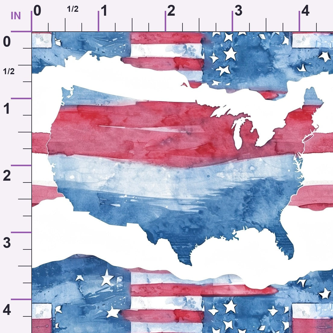 Stars and Stripes Pattern 9 Minky Fabric