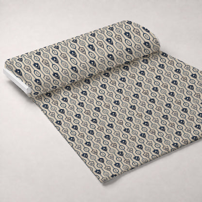 Stitched Denim Pattern 4 Minky Fabric