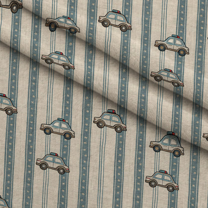 Stitched Denim Pattern 5 Minky Fabric
