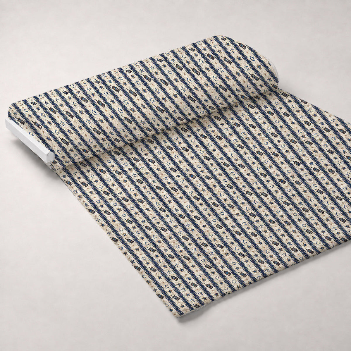Stitched Denim Pattern 6 Minky Fabric
