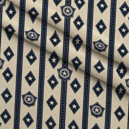 Stitched Denim Pattern 8 Minky Fabric